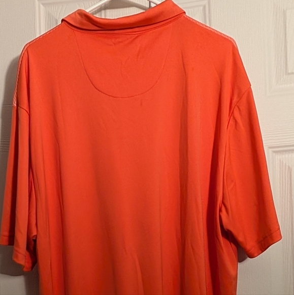 PGA Tour Orange Gradient Polo Shirt Moisture-Wicking - Picture 2 of 5